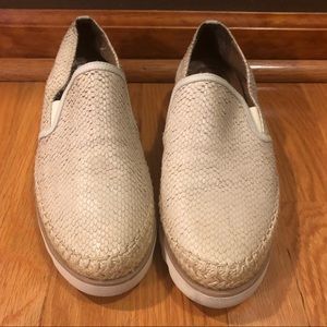 Donald J. Plunger Tan Slight Platform Shoes